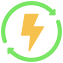 energía renovable icon