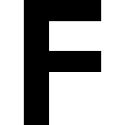 Letter f - Free shapes icons