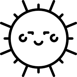 Smiling Sun - Free nature icons