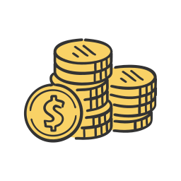 Coin stack Free business and finance icons