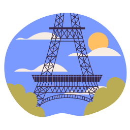 torre eiffel sticker