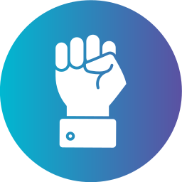 Fist - Free hands and gestures icons