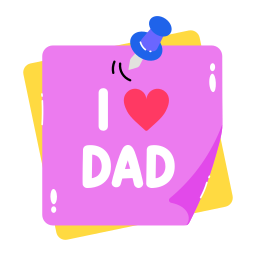 yo amo a papa sticker