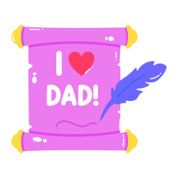 yo amo a papa sticker