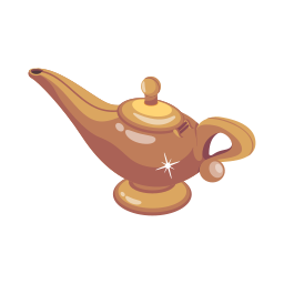 Genie Lamp sticker