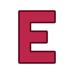 Letter e - Free education icons