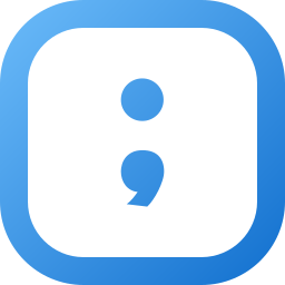 Semicolon - Free education icons