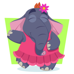 elefante sticker