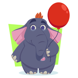 elefante sticker