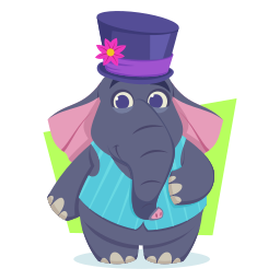 elefante sticker