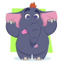 elefante sticker