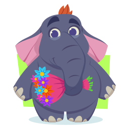 elefante sticker