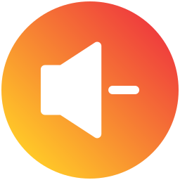 Reduce volume - Free interface icons
