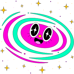 galaxia sticker