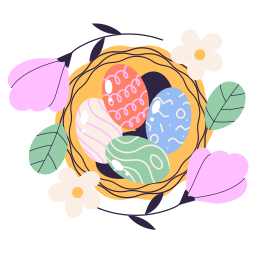 huevos de pascua sticker