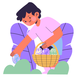 huevos de pascua sticker