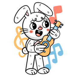 guitarrista sticker