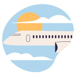 Flugzeug-Sticker – kostenlose reise-Sticker