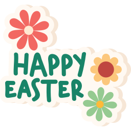 felices pascuas sticker