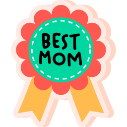 Best Mom Ever Award Sticker