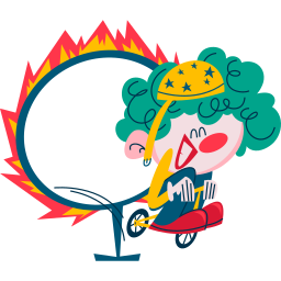 payaso sticker