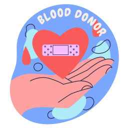 donador de sangre sticker