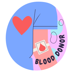 donador de sangre sticker