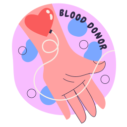 donador de sangre sticker