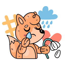 tristeza sticker