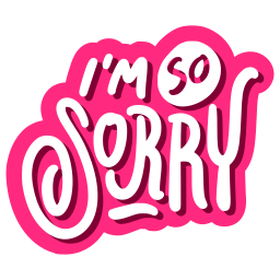 Sorry Stickers - Free miscellaneous Stickers