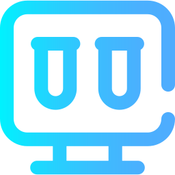 Virtual lab - Free education icons