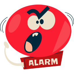 alarma de incendios sticker