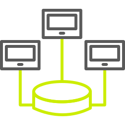 Distributed database - Free networking icons