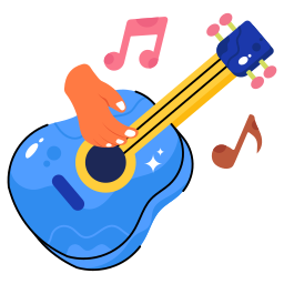 guitarra sticker