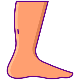 Foot - Free arrows icons