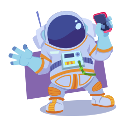 astronauta sticker