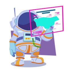 astronauta sticker