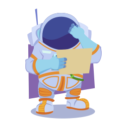 astronauta sticker