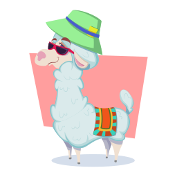 lama sticker