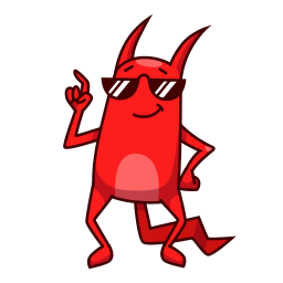 demonio sticker