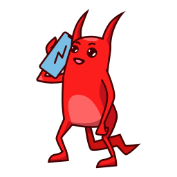 demonio sticker