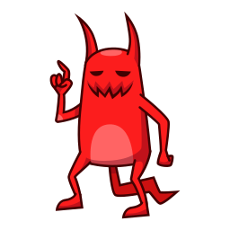 demonio sticker