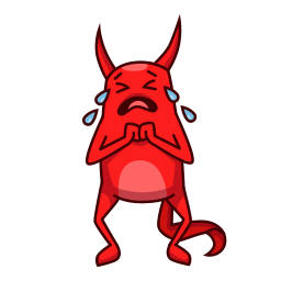 demonio sticker