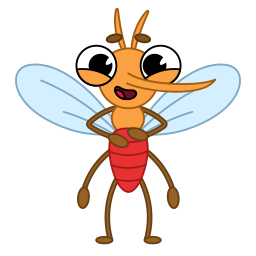 mosquito sticker