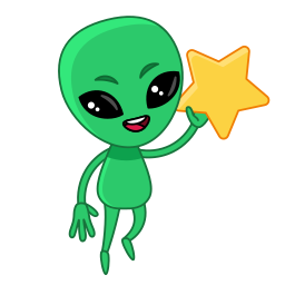 extraterrestre sticker