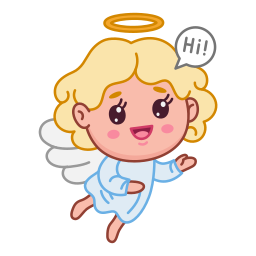 Ángel sticker