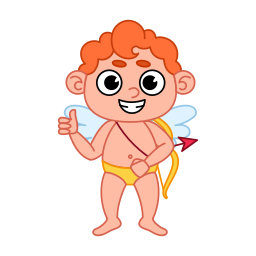 Cupid Stickers Free smileys Stickers