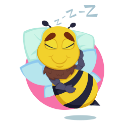 abeja sticker