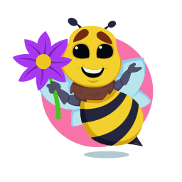 abeja sticker