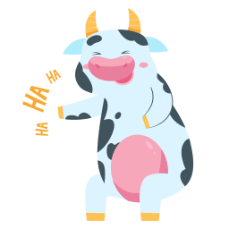 vaca sticker